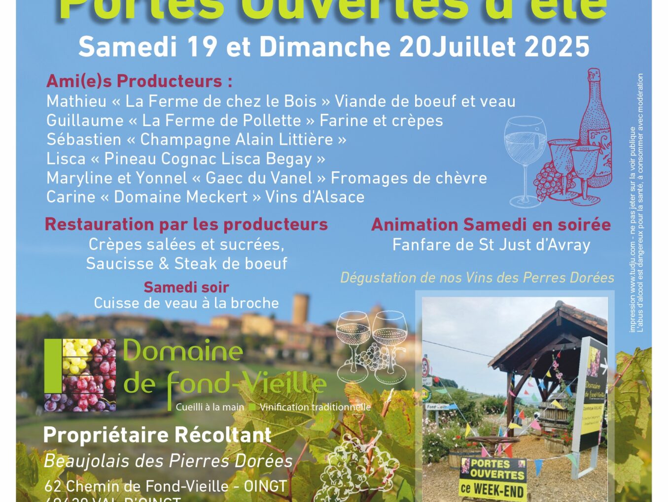 Portes ouvertes de  juillet 2020